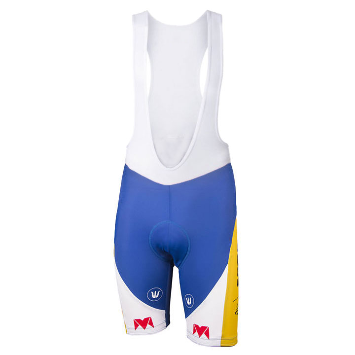 Abbigliamento Topsport Vlaanderen 2017 Manica Corta e Pantaloncino Con Bretelle bianco - Clicca l'immagine per chiudere